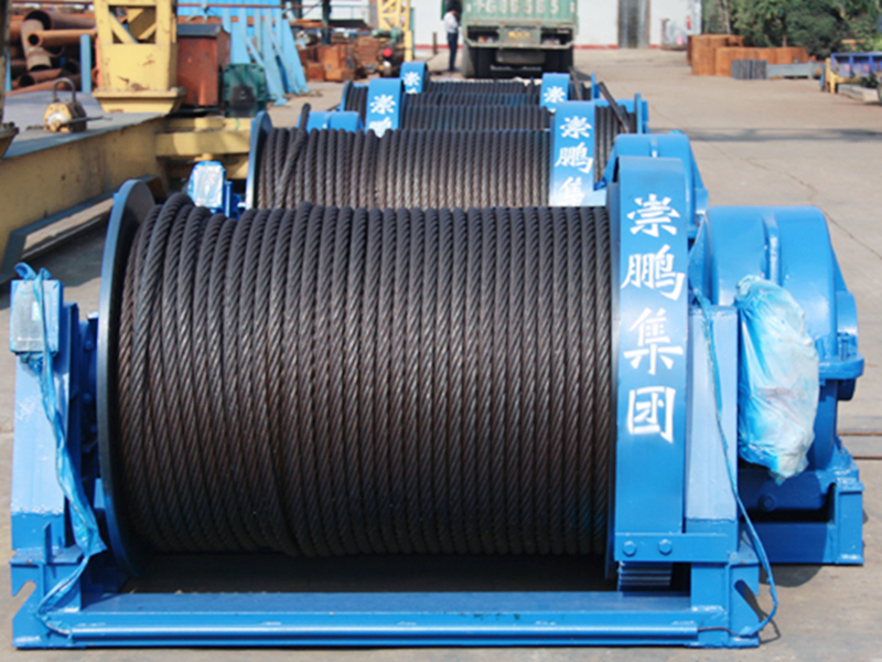 10T electric winch with strong wire cables