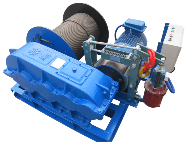 electric winch for towing operation