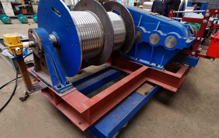 electric winch product under test