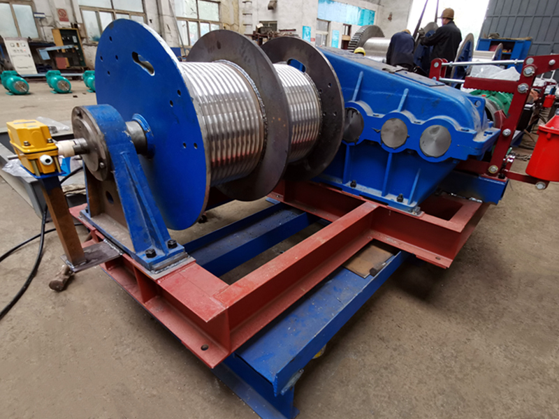 electric winch product under test