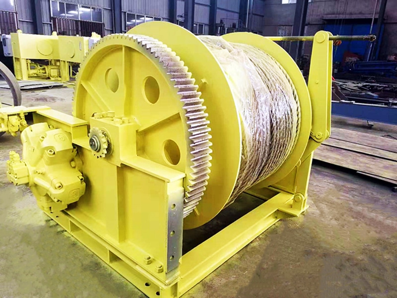 8T electric winch with 150m rope capacity