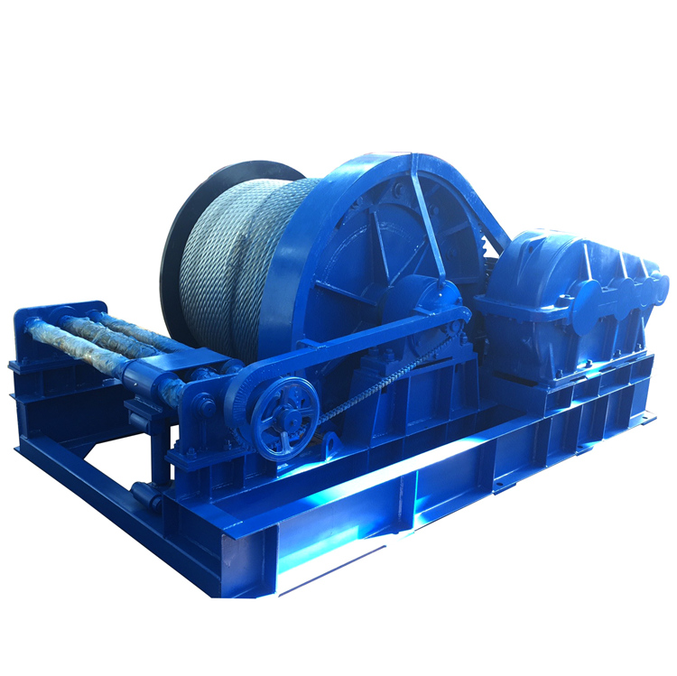 JM-20 ton winch with spooling device