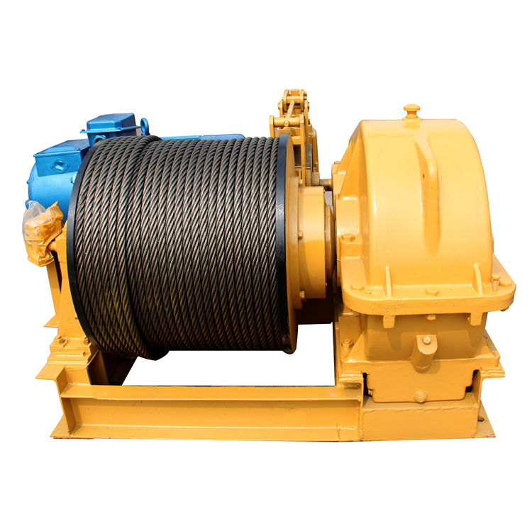 electric winch with wire ropes