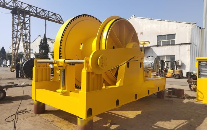 Belt brake winch