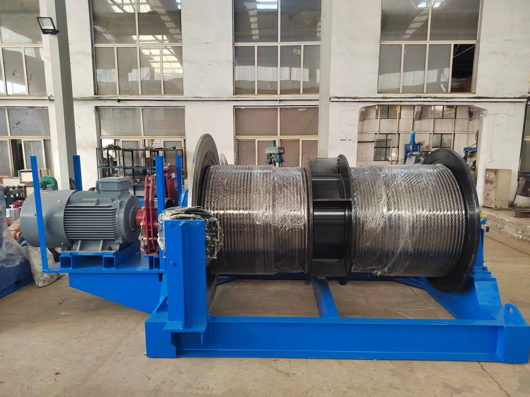 10T electric double drum winch 10T electric double drum winch