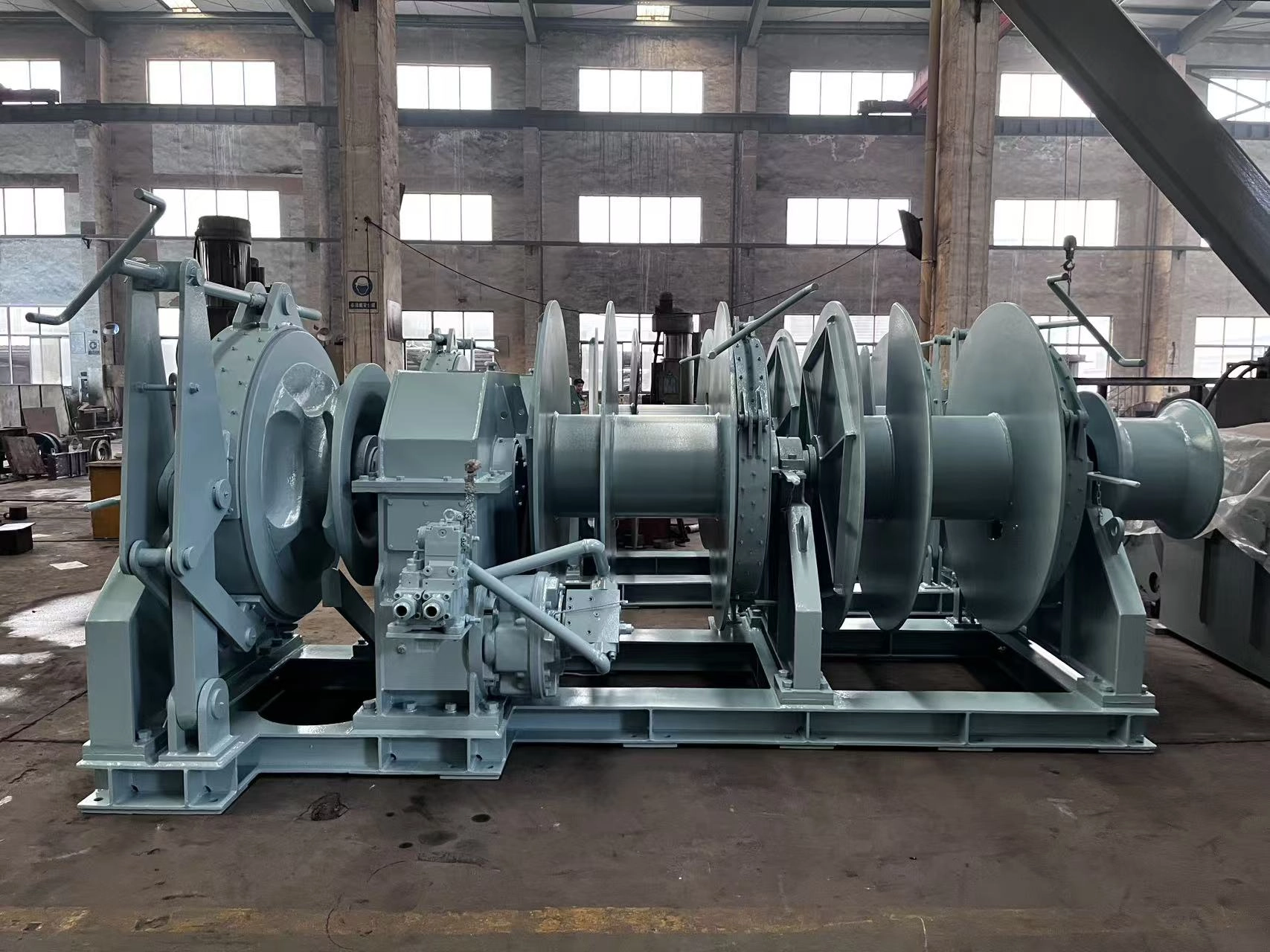 56mm hydraulic anchor mooring windlass – single gypsy wheel and double mooring drum 56mm hydraulic anchor mooring windlass - single gypsy wheel and double mooring drum